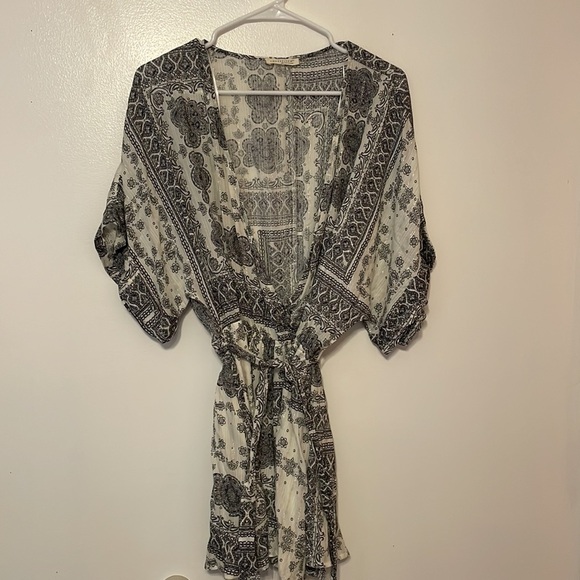 Love Stitch Paisley Print Bohemian Style Romper - Picture 2 of 8